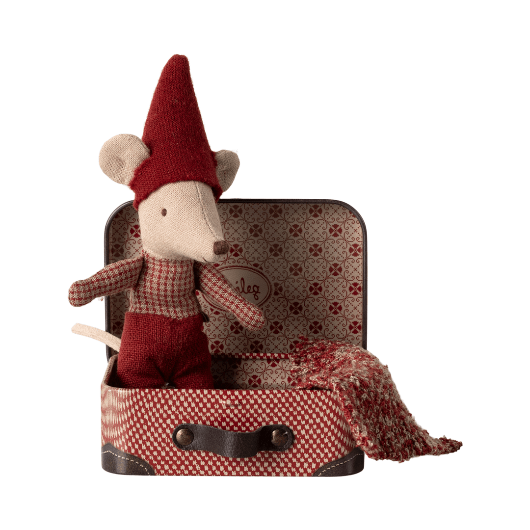 Maileg Christmas mouse, Baby in suitcase Mice Maileg   