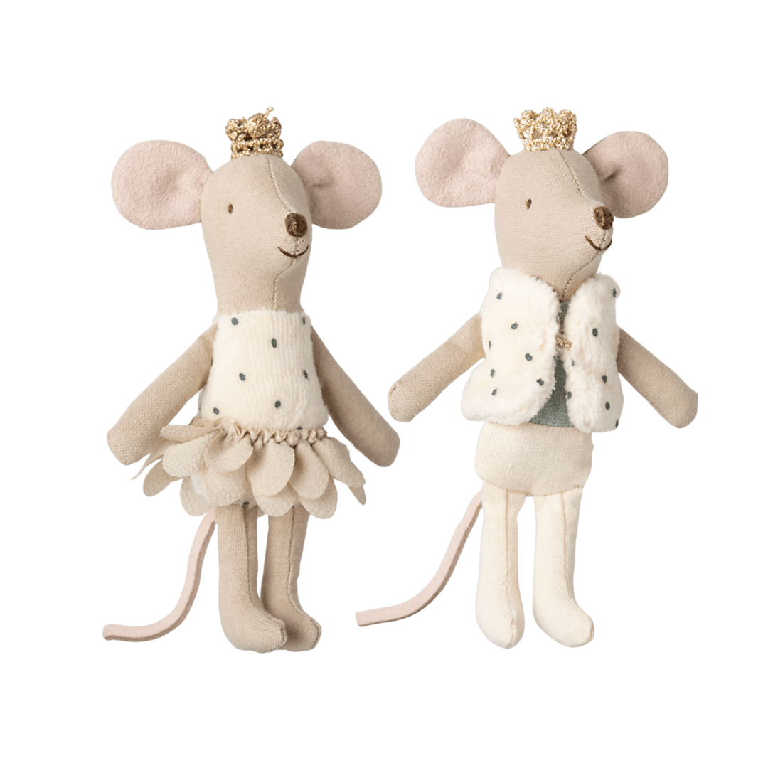 Maileg Royal twin mice, Little sister and brother in matchbox - NEW Mice Maileg