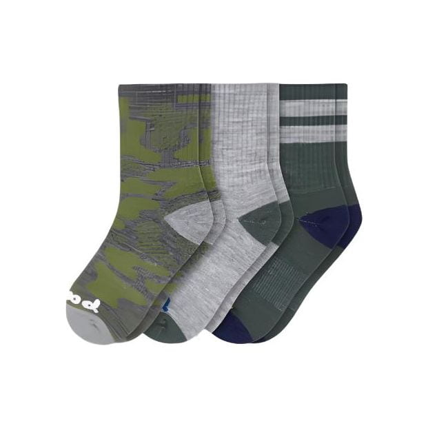 Pacas Kids' Crew Socks 3 Pack Camo Socks Pacas   