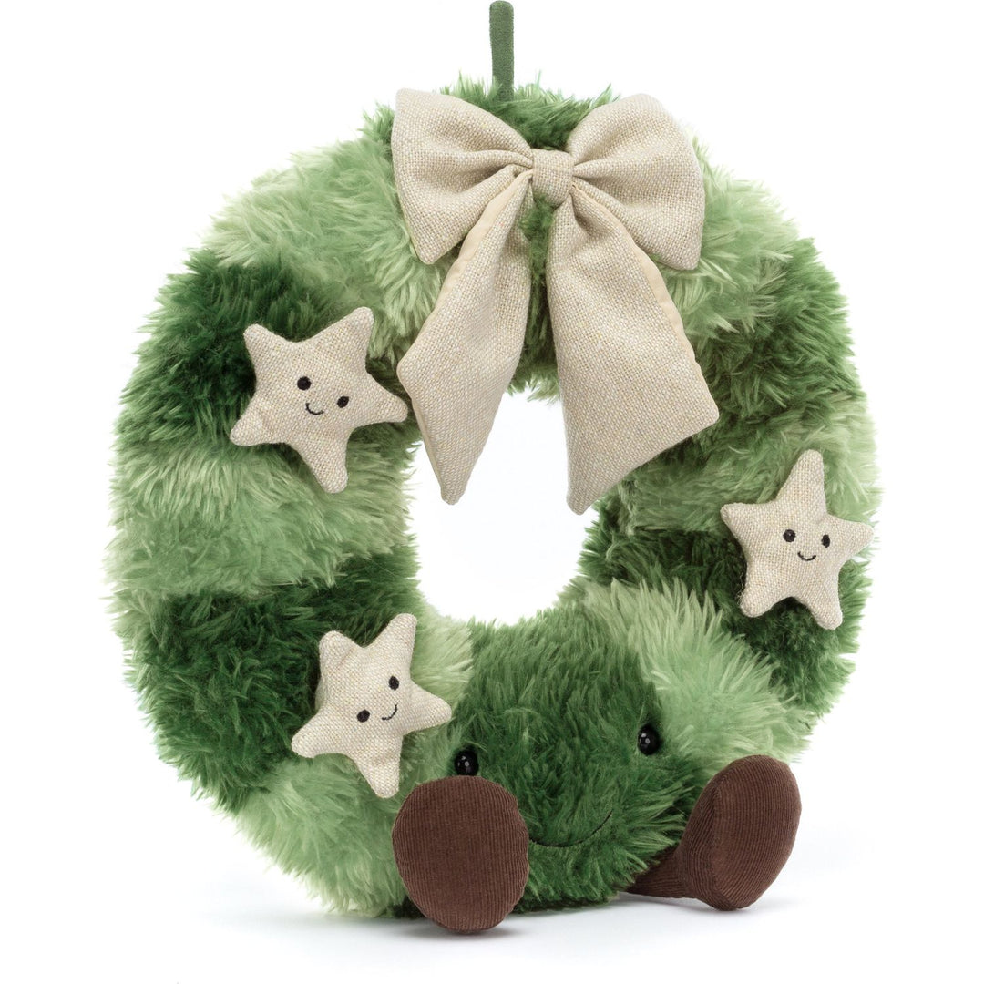 Jellycat Amuseables Nordic Spruce Wreath Holiday Jellycat   