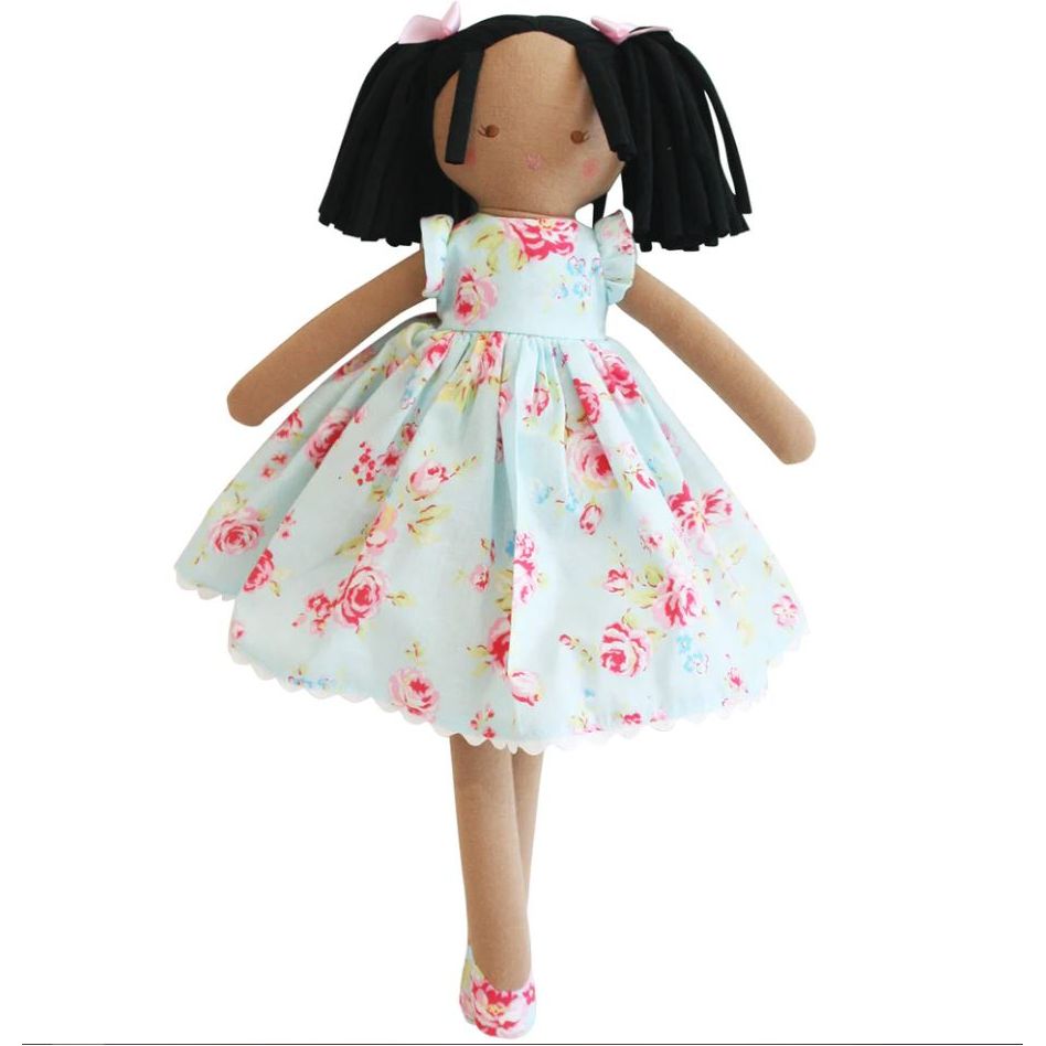 Alimrose Addie Blue Floral Dolls Alimrose   