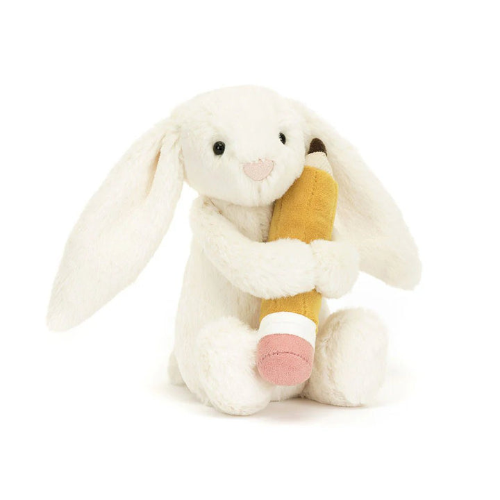 Jellycat Bashful Bunny With Pencil Bunnies Jellycat