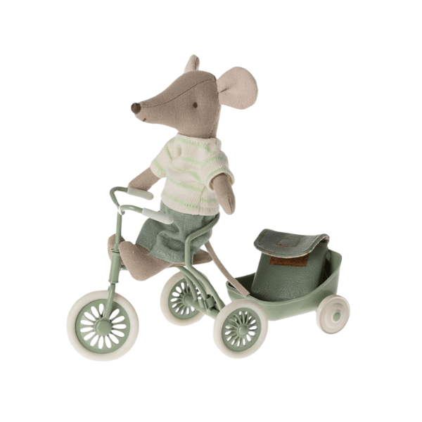 Maileg Tricycle Mouse, Big Brother - Mint Mice Maileg   