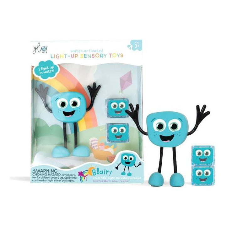 Glo Pals Characters - Blue Blair Bath Time Glo Pals