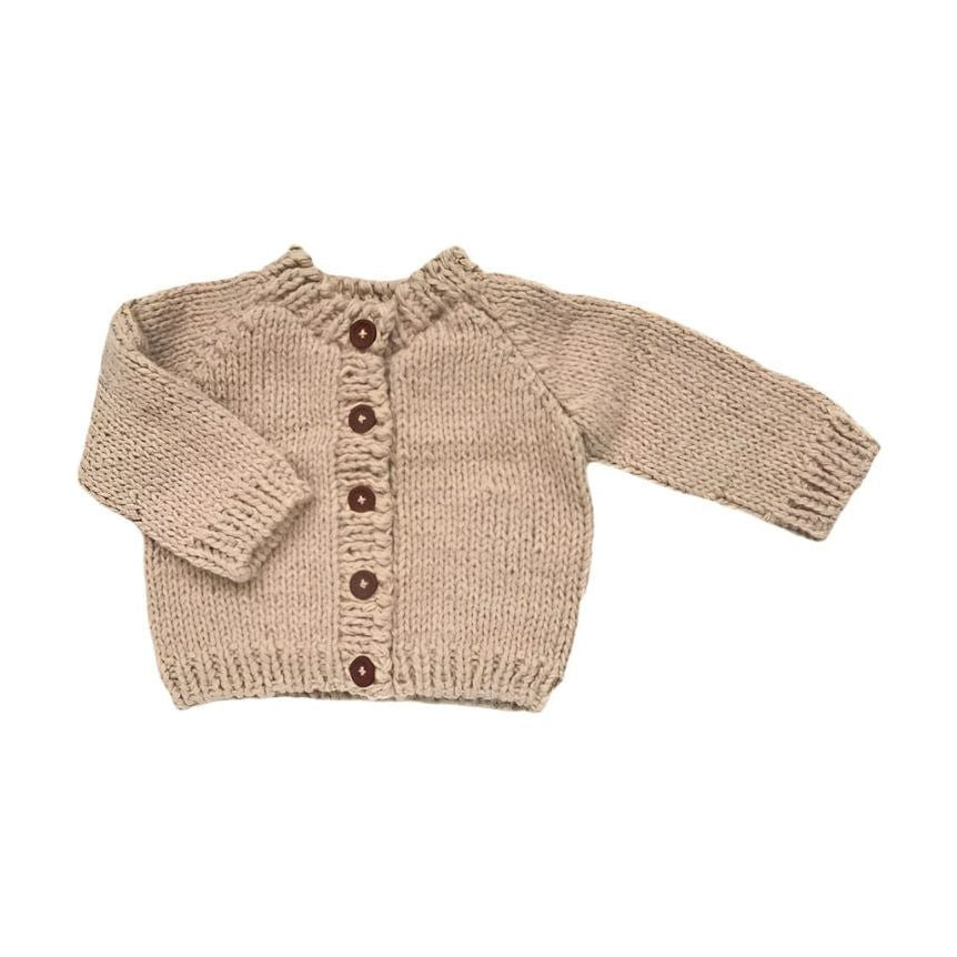 Blueberry Hill Classic Cardigan, Latte Sweater The Blueberry Hill