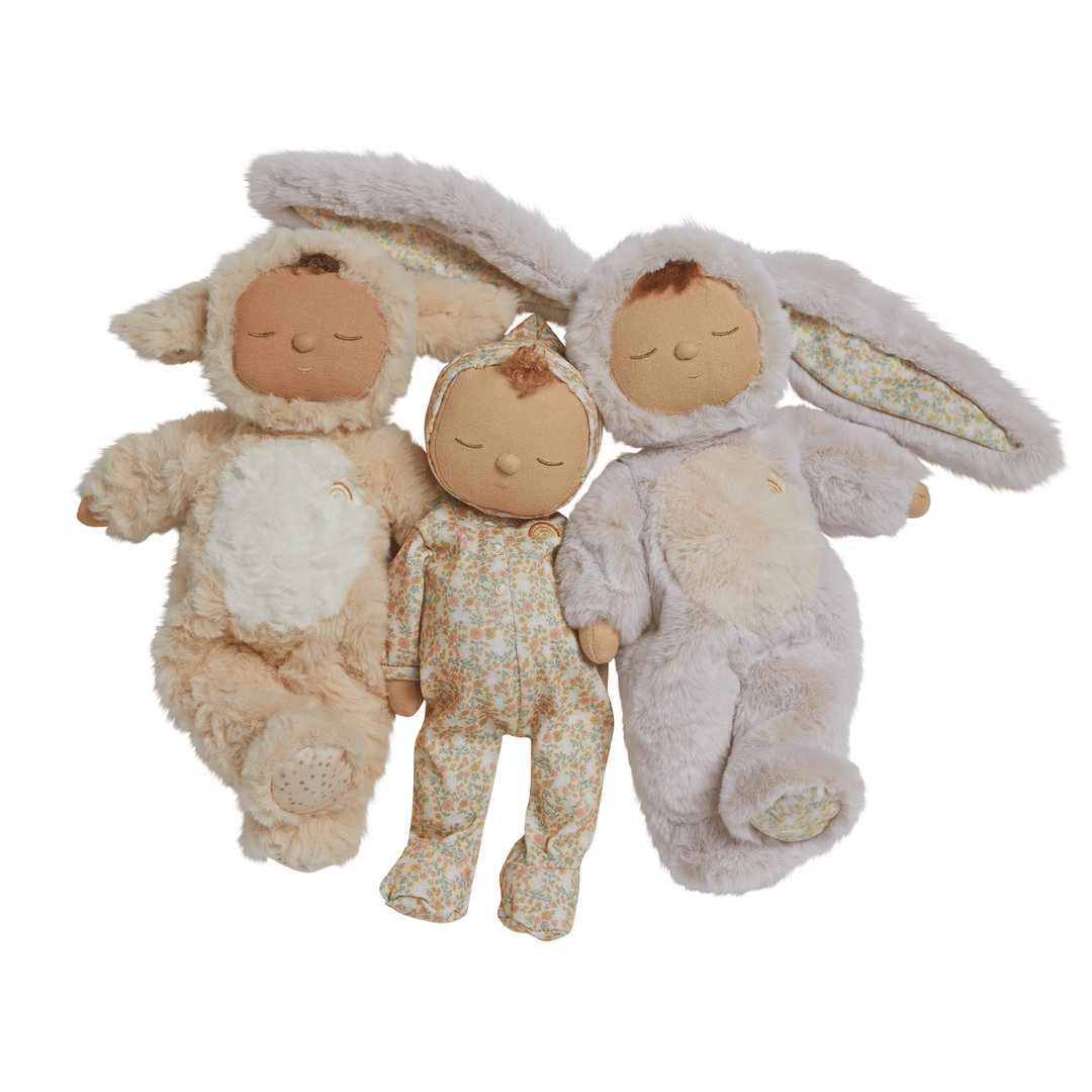 Olli Ella Cozy Dinkums Lamby Picket Cream Dolls Olliella