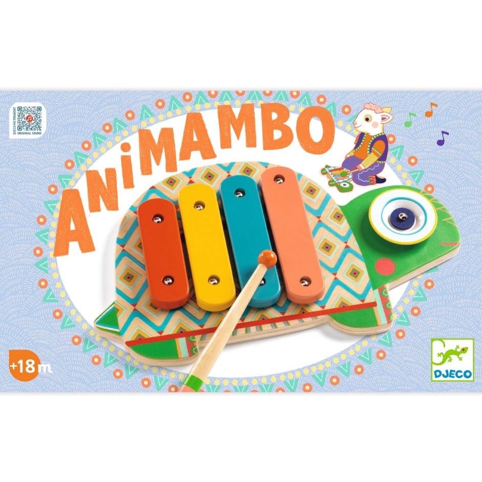 Djeco Animambo Cymbal & Xylophone Musical Djeco