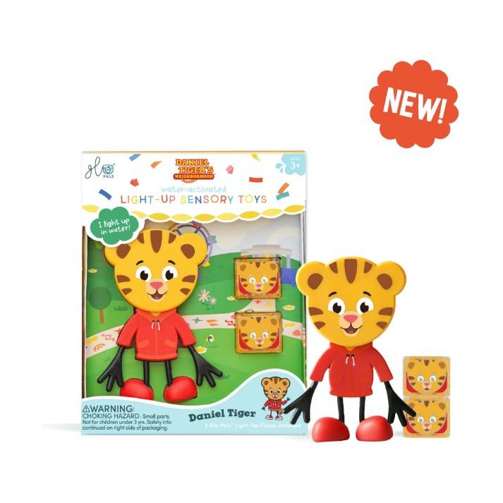 Glo Pals Characters - Daniel Tiger - NEW! Bath Time Glo Pals   