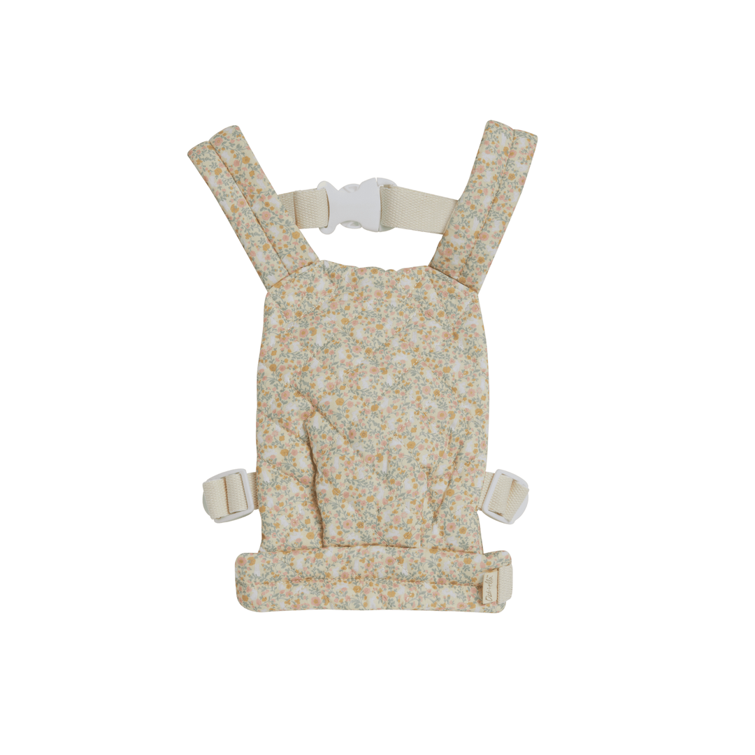 Olli Ella Dinkum Dolls Quilted Carrier – Garden flora Doll Carrier Olliella