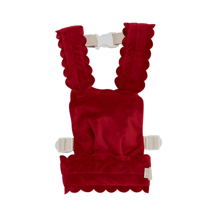 Olli Ella Dinkum Dolls Petal Carrier - Red Doll Carrier Olliella   