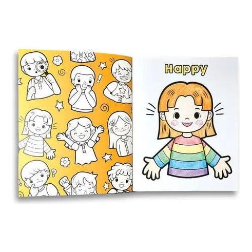 Ooly Toddler Coloring Book - Feelings Color-In Book Ooly   