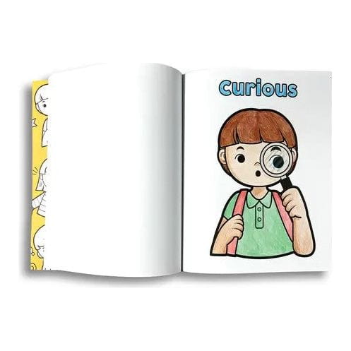 Ooly Toddler Coloring Book - Feelings Color-In Book Ooly   