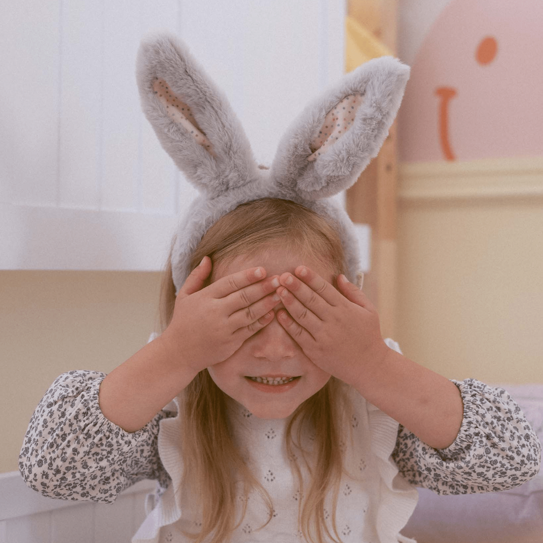 Olli Ella Fluffle Bunny Headband Smoke Headband Olliella