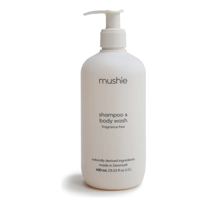 Mushie Baby Shampoo & Body Wash - Fragrance Free Natural Toiletries Mushie   