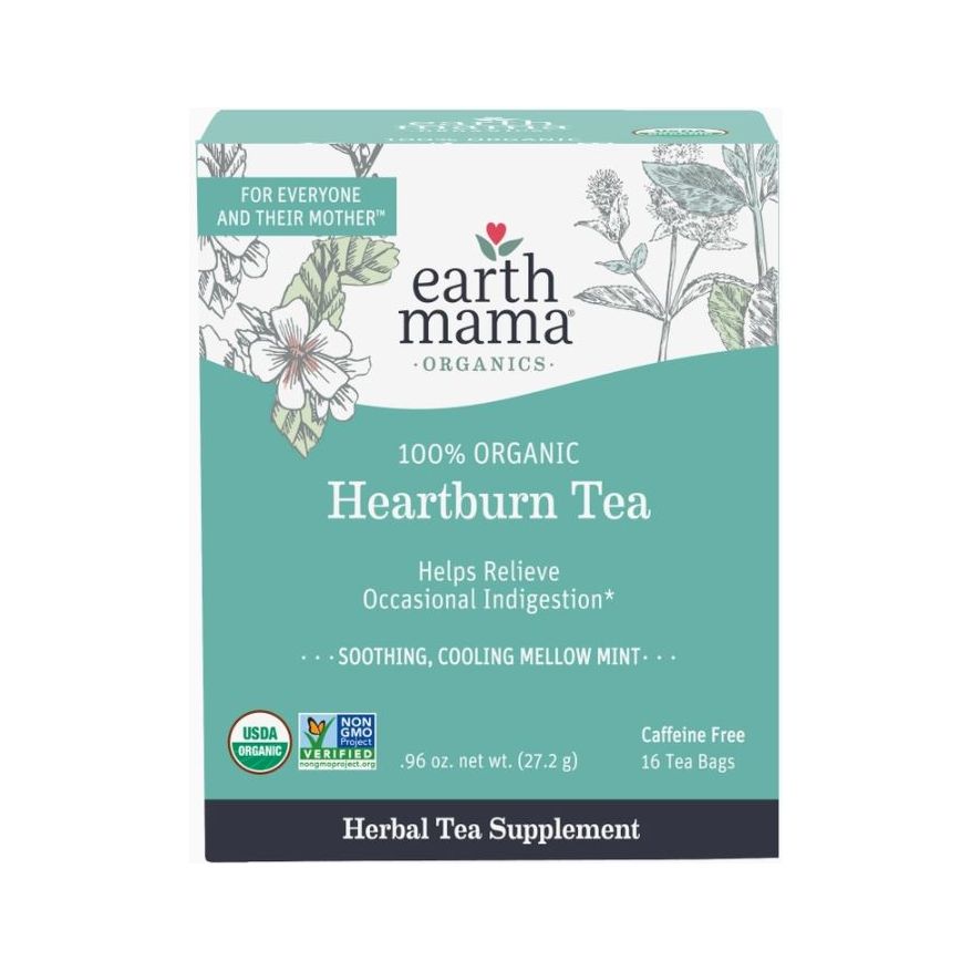 Earth Mama Organics Heartburn Tea Supplements & Remedies Earth Mama Organics   