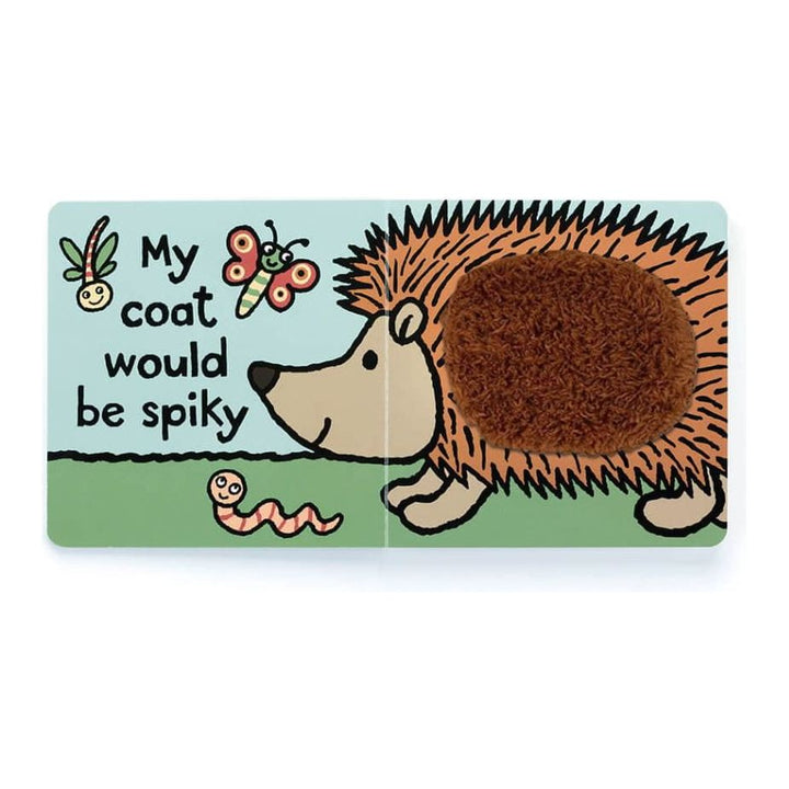 Jellycat If I Were A Hedgehog Book - Green Jellycat Books Jellycat   