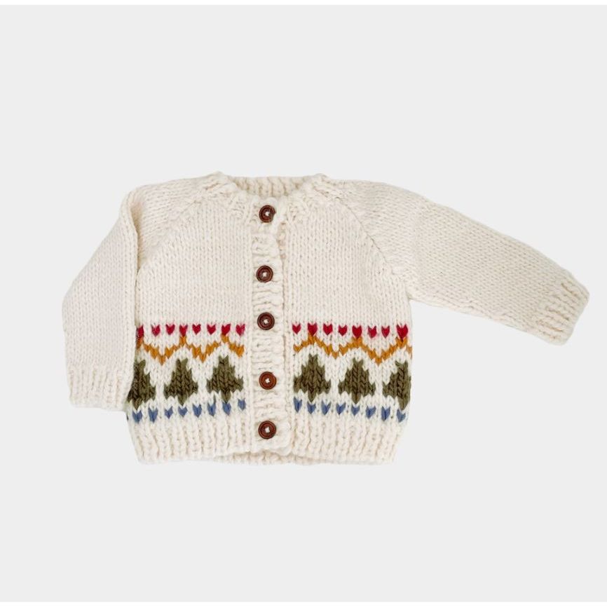 Blueberry Hill Holiday Tree Fair Isle Cardigan Sweater The Blueberry Hill   