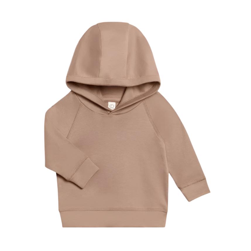 Colored Organics Madison Hooded Pullover- Truffle Sweatshirt Colored Organics   