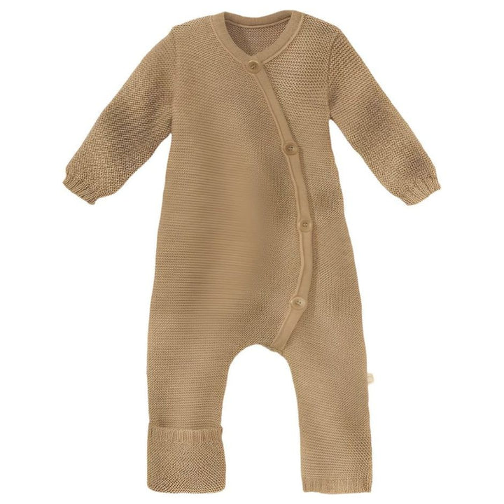 Disana Babies' Knitted Overall Natural Tops & Bottoms Disana 0-3 months Caramel (Camel)