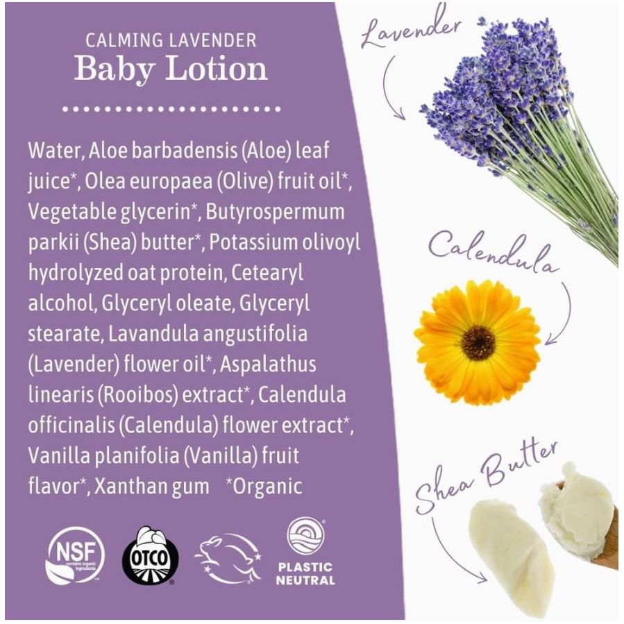 Earth Mama Organics - Calming Lavender Baby Lotion Bath Time Earth Mama Organics   