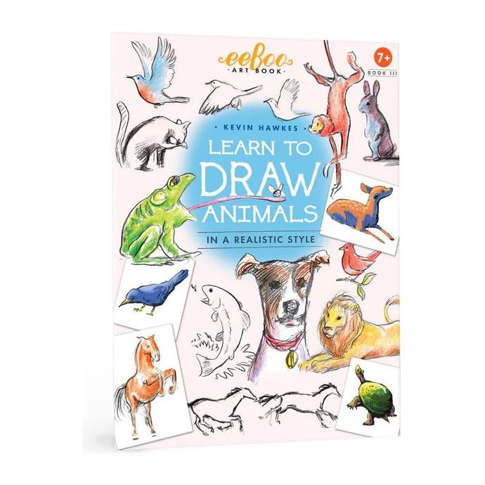 eeBoo Learn to Draw Animals - Book 3 Sketchbook eeBoo