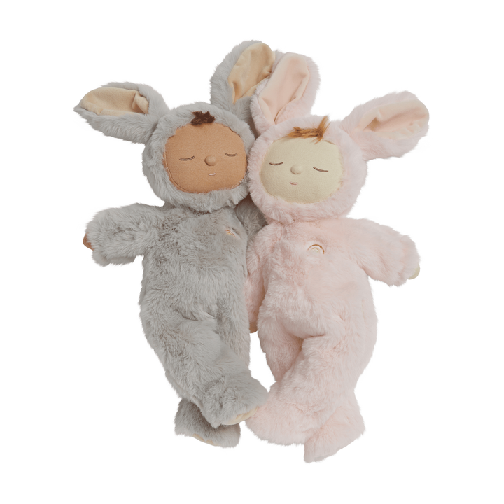 Olli Ella Lullaby Cozy Dinkum Bunny Pip - Smoke Dolls Olliella