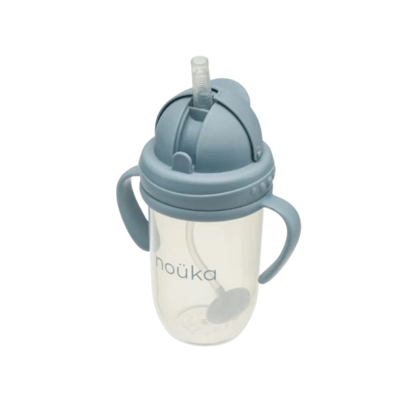 Noüka Non-Spill Weighted Straw Cup 9 oz Mealtime Noüka Wave  