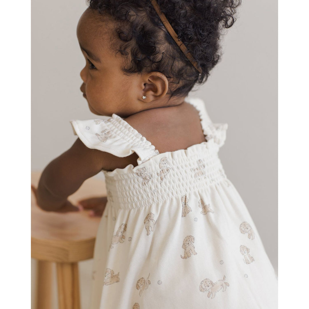 Quincy Mae Smocked Jersey Dress - Puppies Dresses Quincy Mae