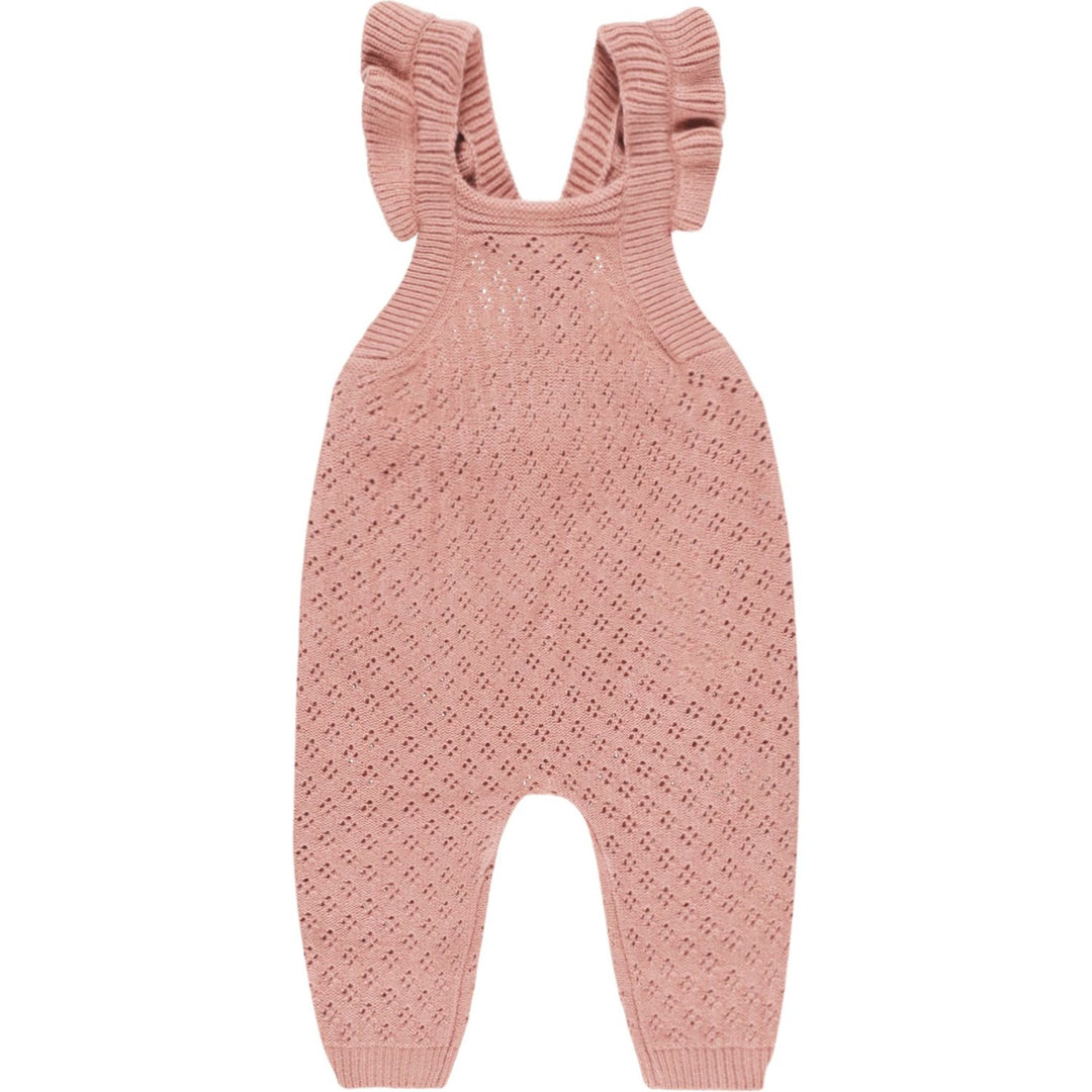 Quincy Mae Pointelle Knit Overalls - Lipstick Tops & Bottoms Quincy Mae