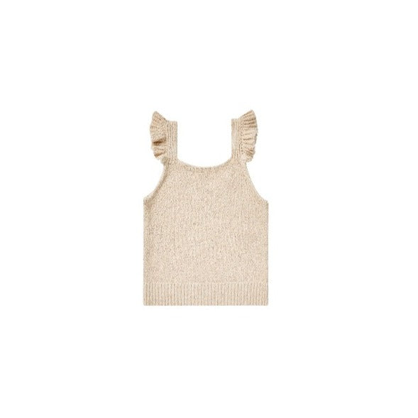 Rylee + Cru Knit Tank Heathered Oat Tops & Bottoms Rylee + Cru   