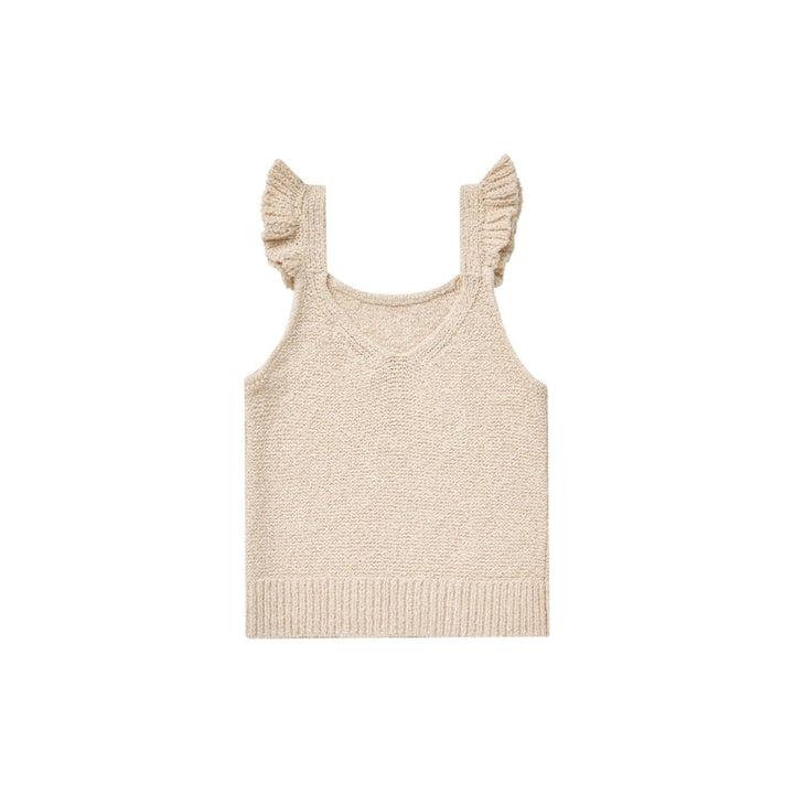 Rylee + Cru Knit Tank Heathered Oat Tops & Bottoms Rylee + Cru   