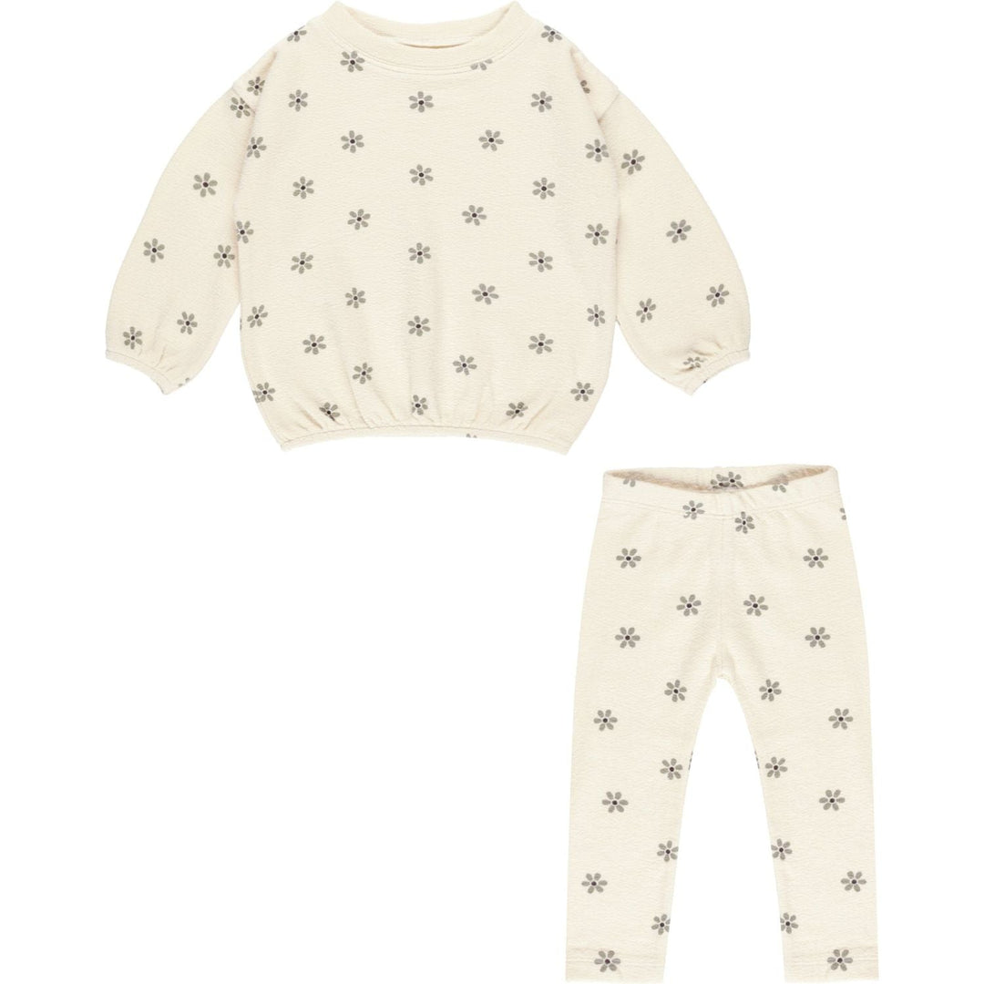 Rylee + Cru Spongey Knit Set - Daisy Tops & Bottoms Rylee + Cru   