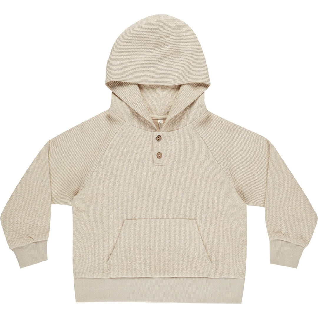 Rylee + Cru Waffle Hoodie - Stone Tops & Bottoms Rylee + Cru   