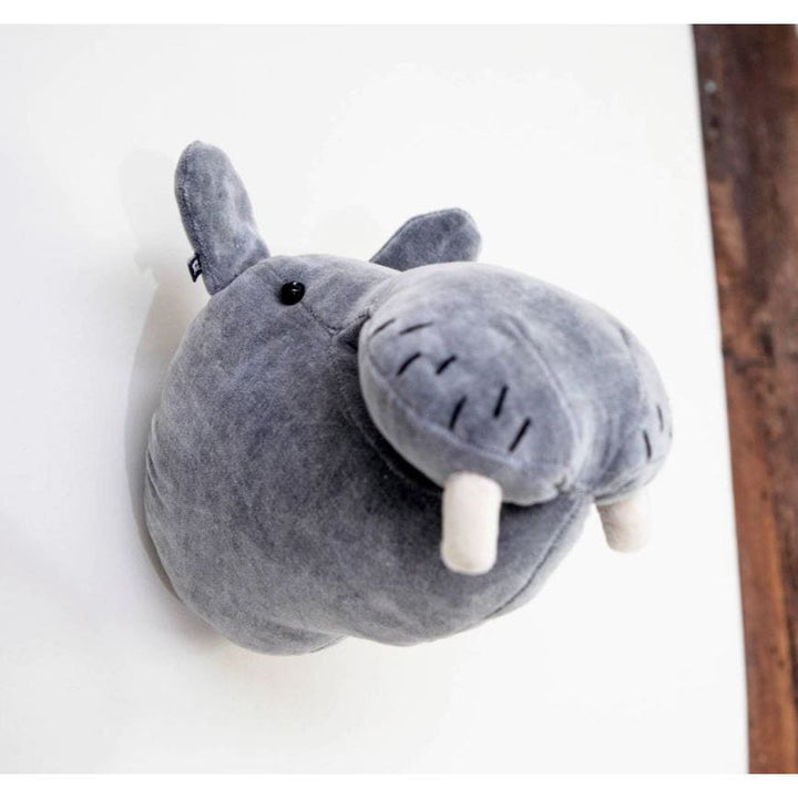 Fiona Walker  - Mini Velvet Hippo Head Nursery Decor Fiona Walker   