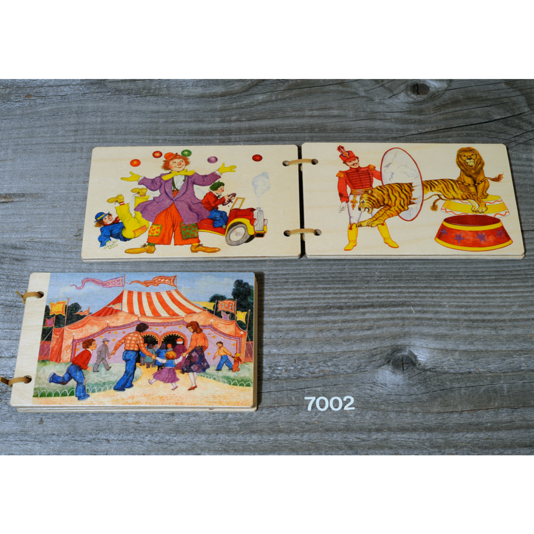 Atelier Fischer Wooden Picture Book Circus Wooden Toys Atelier Fischer Switzerland   