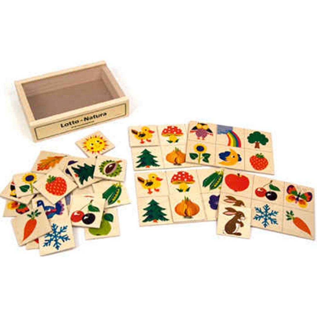 Atelier Fischer Nature Lotto Game Wooden Toys Atelier Fischer Switzerland   