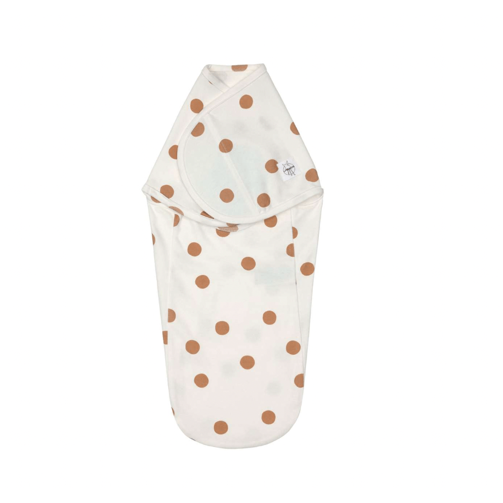 Lassig Cozy Swaddle Bag Swaddles & Blankets Lassig Big Dots- Milky  