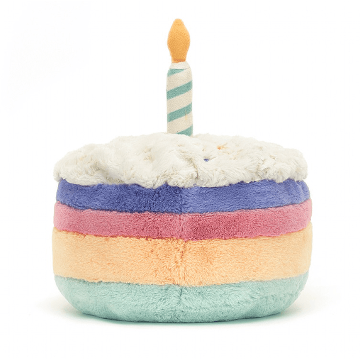 Jellycat Amuseable Rainbow Birthday Cake Large Amuseable Jellycat   