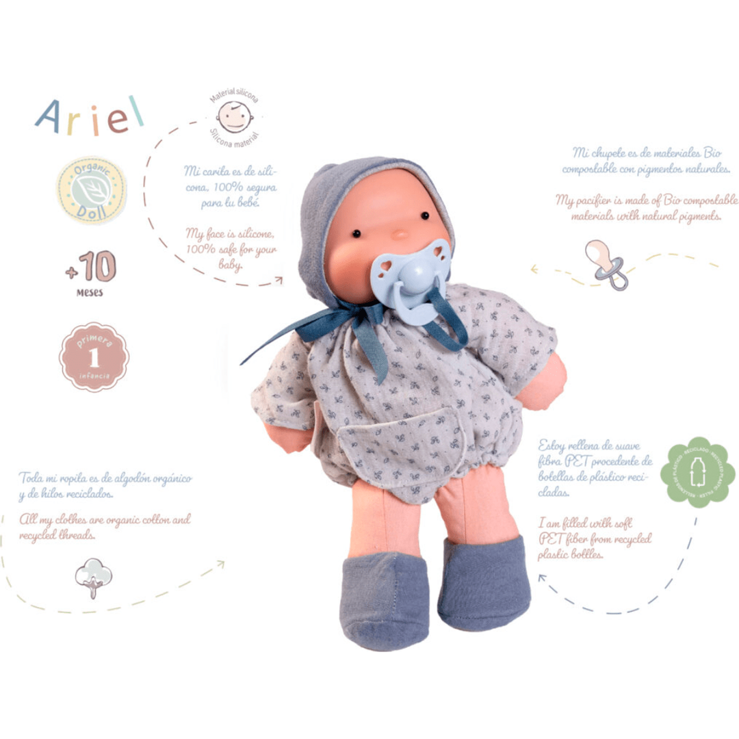 Antonio Juan Organic Doll - Ariel Blue Dolls Antonio Juan Muñecas Dolls   