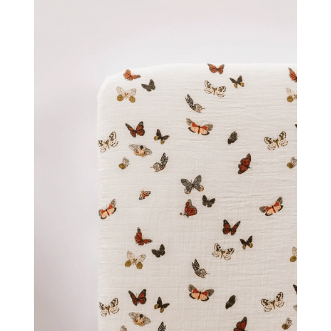 Clementine Kids Butterfly Migration Crib Sheet Baby Bedding Clementine Kids   