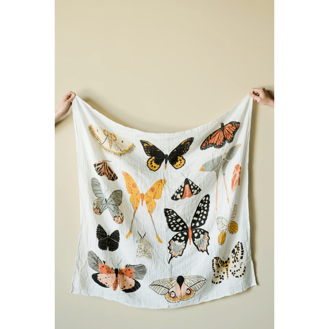 Clementine Kids Butterfly Collector Swaddle Swaddles & Blankets Clementine Kids   