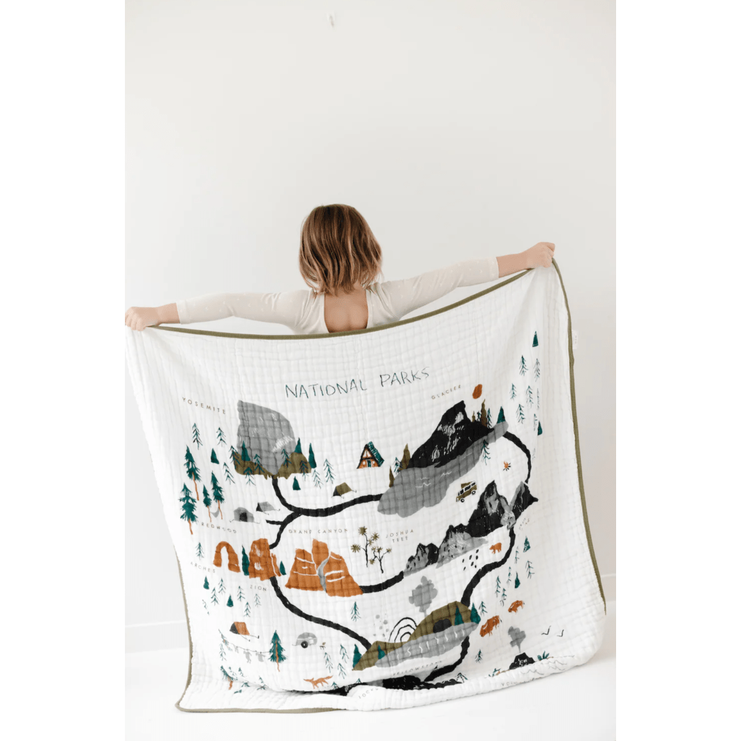 Clementine Kids National Parks Quilt Swaddles & Blankets Clementine Kids   