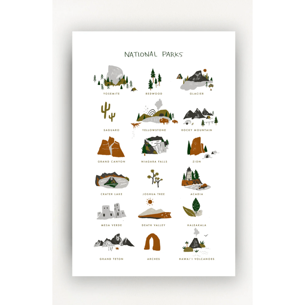 Clementine Kids National Parks Art Nursery Decor Clementine Kids   