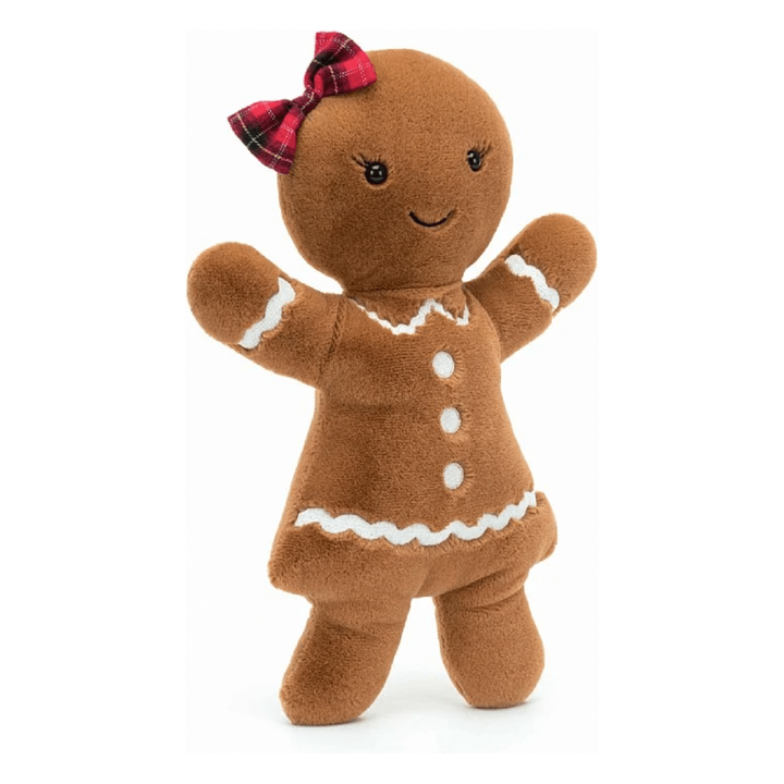 Jellycat Jolly Gingerbread Ruby 2023- Large Holiday Jellycat   