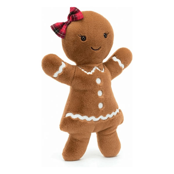 Jellycat Jolly Gingerbread Ruby Original Holiday Jellycat   