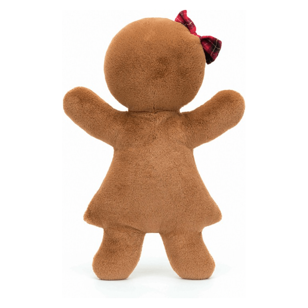 Jellycat Jolly Gingerbread Ruby 2023- Large Holiday Jellycat   