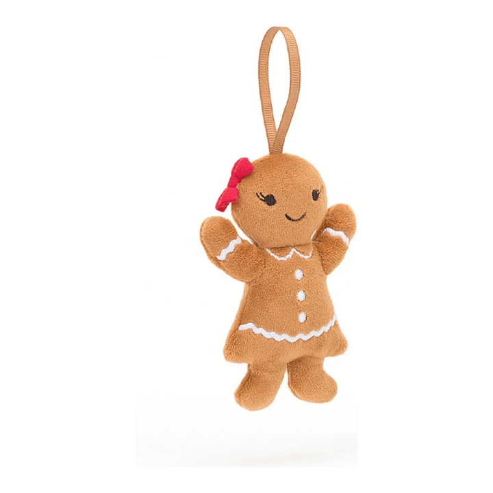 Jellycat Festive Folly Gingerbread Ruby, 2023 Holiday Jellycat   