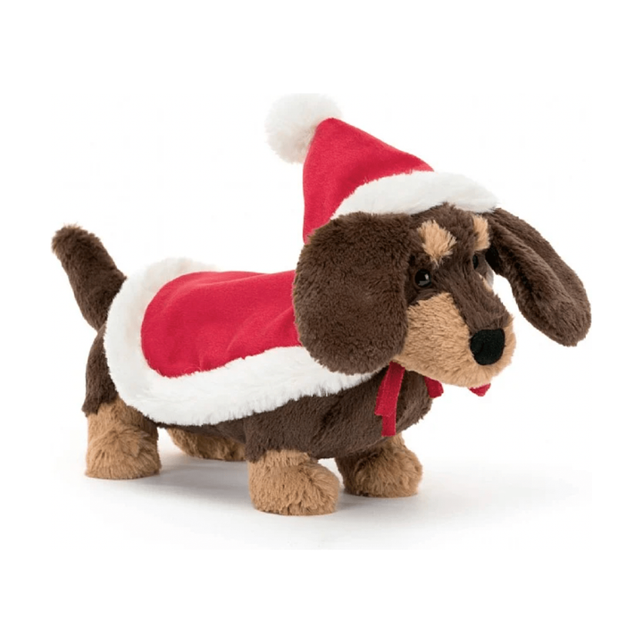 Jellycat Winter Warmer Otto Sausage Dog Holiday Jellycat   