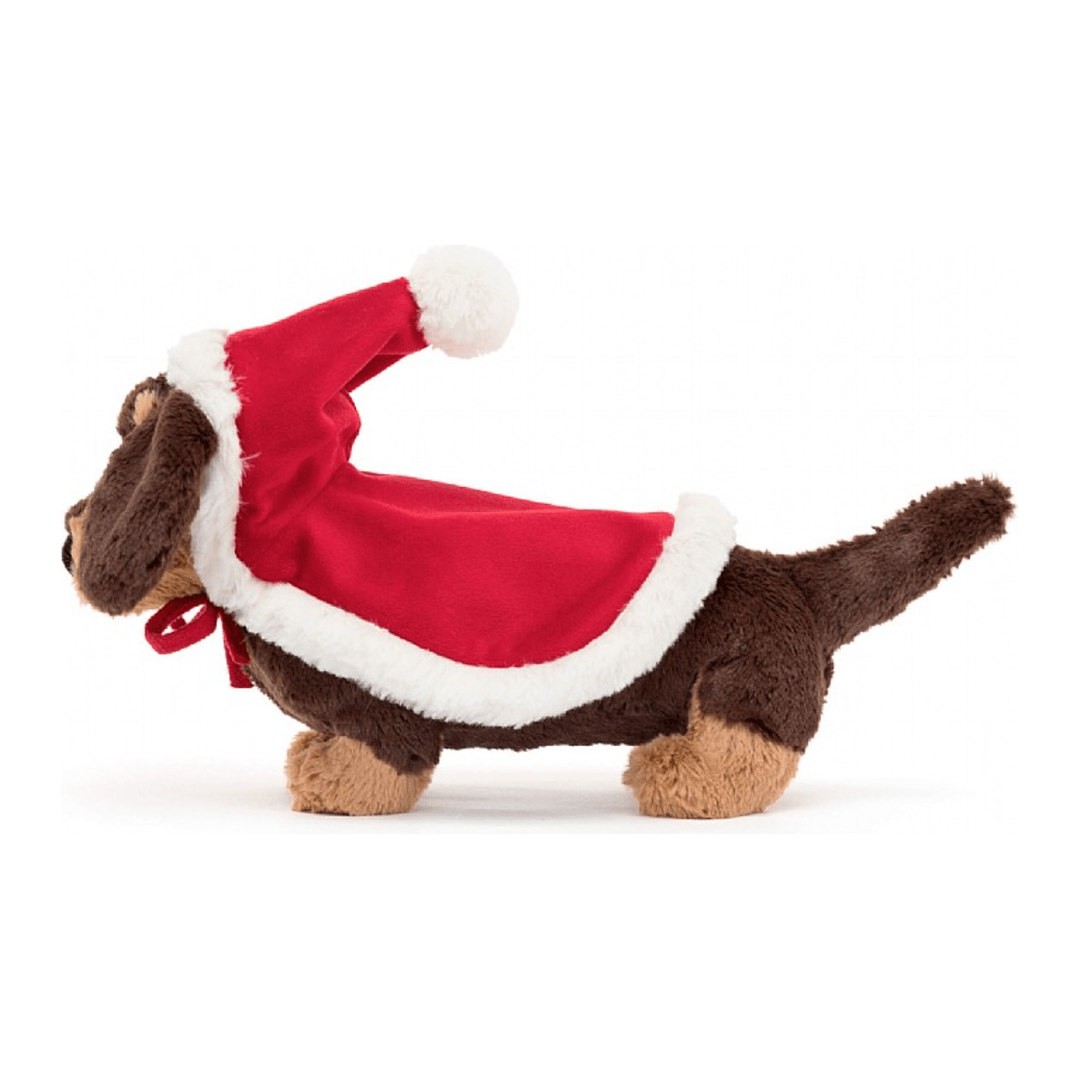 Jellycat Winter Warmer Otto Sausage Dog Holiday Jellycat   