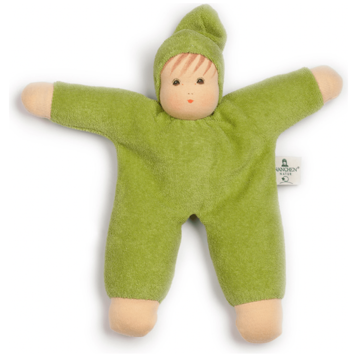 Nanchen Natur Organic "Schmuse" Doll Green Dolls Nanchen Natur Dolls   